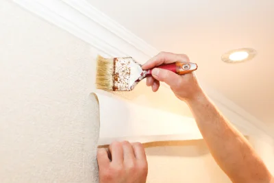 Pose de papier peint à Sallertaine — revêtements muraux et toiles de verre